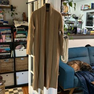 Banana Republic Factory Ribbed Duster (Camel Heather/M)
